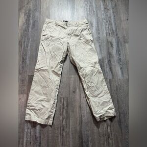 Banana Republic Dawson Chino Pants Relaxed Fit 33x30 Men's Khaki Casual Trousers